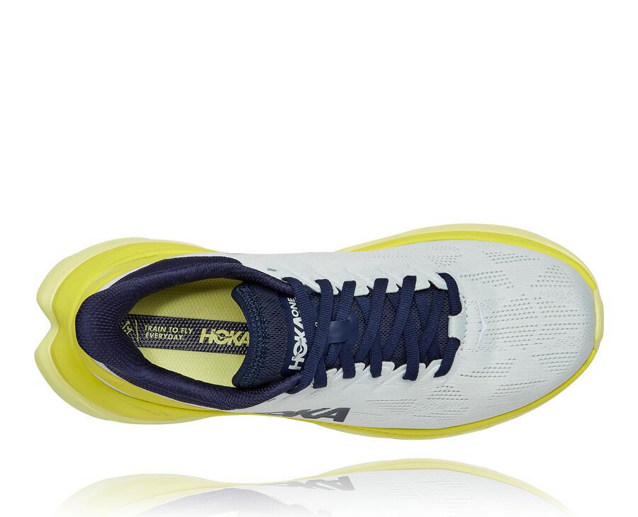 Hoka One One ランニングシューズ レディース 白 - Mach 4 - XU5643980